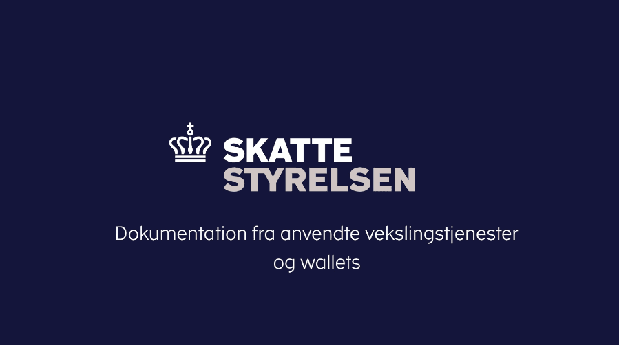 Skærmbillede Dokumentation for anvendte vekslingstjenester og wallets