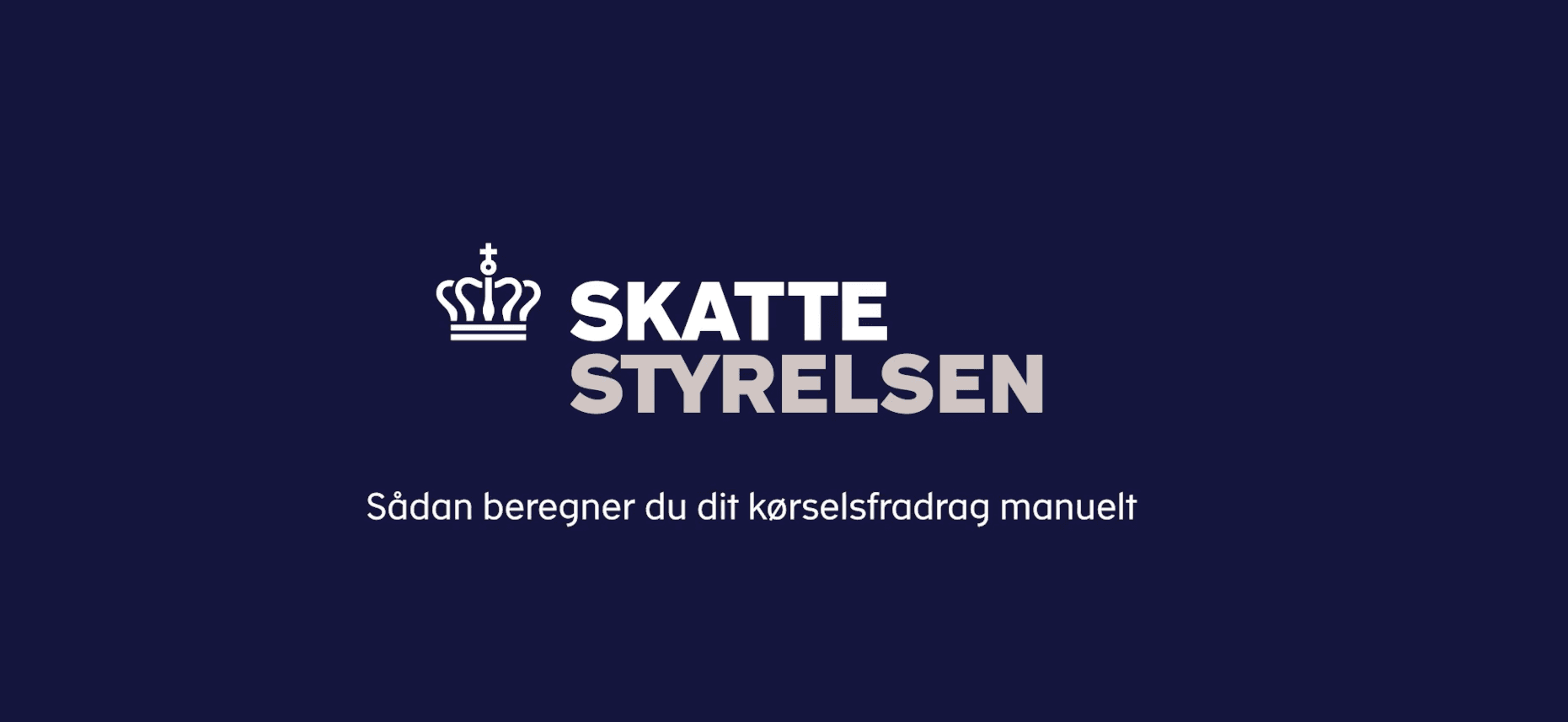 Skærmbillede kørselsfradrag manuelt