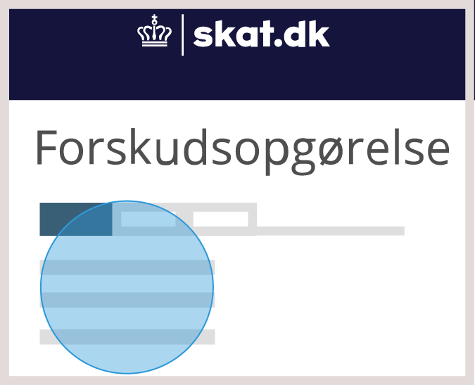 velkommen til skat.dk grafik